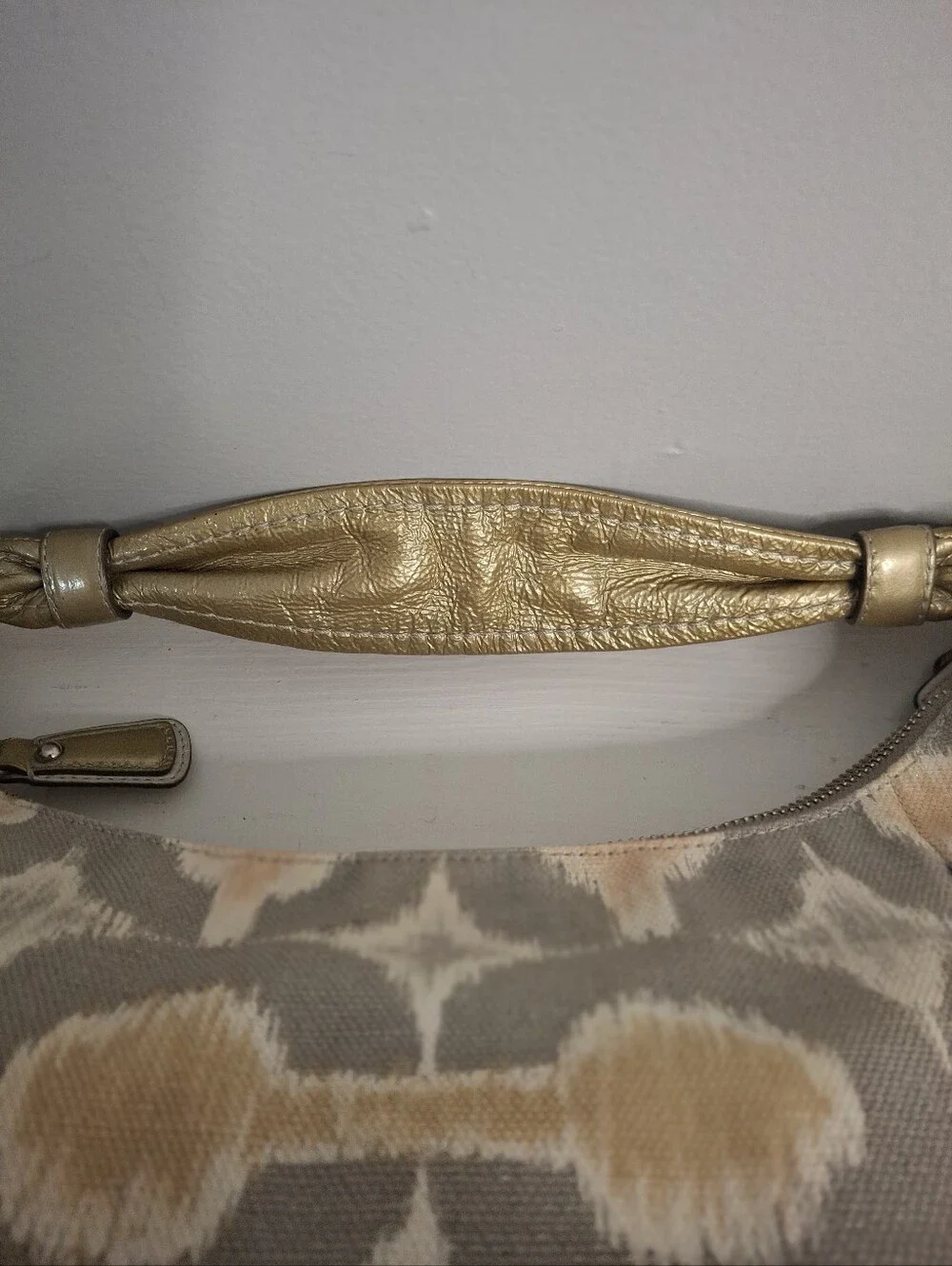 Coach Kristin Op Art Ikat Hobo Bag 16936 EUC
